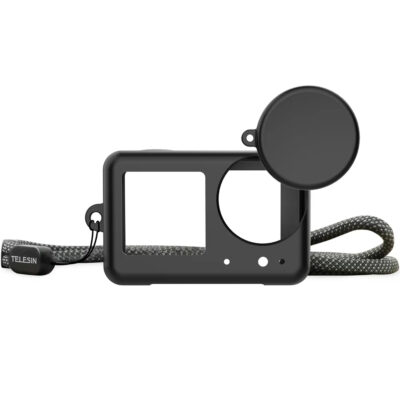 Vỏ Silicon Telesin cho DJI Action 5pro/ 4/ 3 chính hãng, hình ảnh thực tế mua tại HL Studio Phụ Kiện Studio