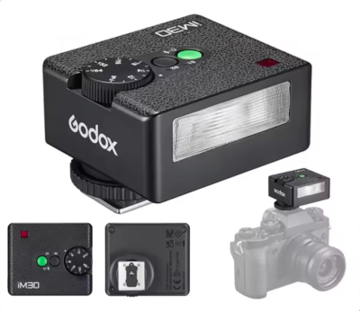 Đèn Flash Mini Godox iM30 chính hãng, hình ảnh thực tế mua tại HL Studio Đèn Flash Máy Ảnh