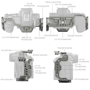 Khung Smallrig Hawklock 4977 Cho Canon Eos R5 Mark Ii 08