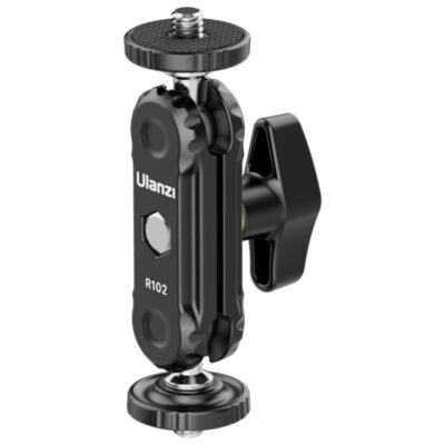 Ulanzi R102 Double Ball Head & 1/4” Screw chính hãng, hình ảnh thực tế mua tại HL Studio Tripod Head - Đầu Dầu Quay Phim