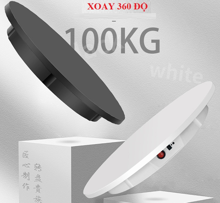 Bàn xoay 360 điều khiển remote 22cm/ 42cm/ 60cm Báo Giá 2026-01-24 8 Mua Bàn xoay 360 điều khiển remote 22cm/ 42cm/ 60cm Giá Tốt 8