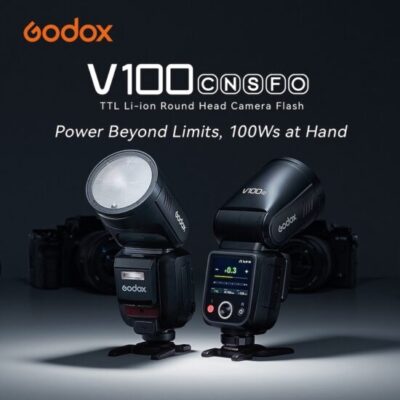 Đèn Flash Godox V100 cho Canon – Nikon – Sony – Fujifim – Olympus chính hãng, hình ảnh thực tế mua tại HL Studio Đèn Flash Máy Ảnh