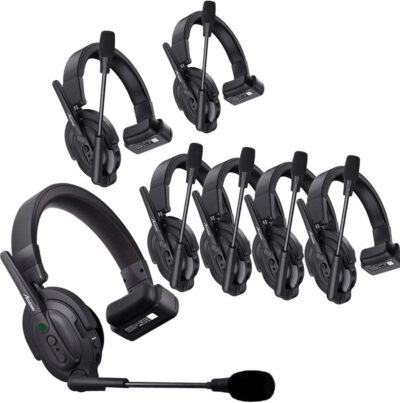 Accsoon MIC02-1H6R CoMo Intercom – Bộ 7 tai (1H6R) chính hãng, hình ảnh thực tế mua tại HL Studio Micro - Tai nghe