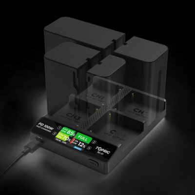 Accsoon TOPRIG 100W – Bộ sạc nhanh 4 pin NP-F chính hãng, hình ảnh thực tế mua tại HL Studio Phụ Kiện Studio