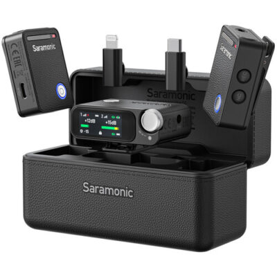 Micro thu âm Saramonic Ultra (2TX + 1RX) – 32bit chính hãng, hình ảnh thực tế mua tại HL Studio Microphone Saramonic