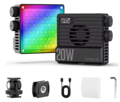 Ulanzi LE20 – Đèn led video 20W RGB chính hãng, hình ảnh thực tế mua tại HL Studio Đèn Led Quay Phim