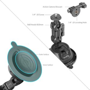 Mua SmallRig 4193 – Giá đỡ hít kính cho Gopro DJI Insta360 Action Camera SC-1K Giá Tốt 2