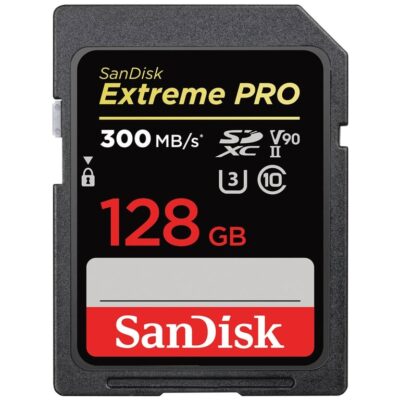 Thẻ nhớ SDXC SanDisk Extreme Pro 300MB/s – 64GB/128GB chính hãng, hình ảnh thực tế mua tại HL Studio Pin sạc thẻ nhớ