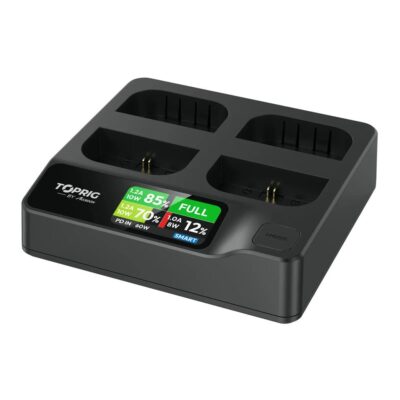 Accsoon TOPRIG LP-E6 – Bộ sạc nhanh 4 pin chính hãng, hình ảnh thực tế mua tại HL Studio Pin sạc thẻ nhớ