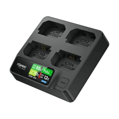 Accsoon TOPRIG NP-FZ100 – Bộ sạc nhanh 4 pin chính hãng, hình ảnh thực tế mua tại HL Studio Phụ Kiện Studio