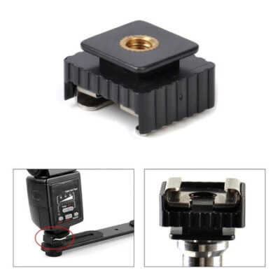 Đầu chuyển đổi Hotshoe sang ốc 1/4 âm chính hãng, hình ảnh thực tế mua tại HL Studio Phụ Kiện Studio