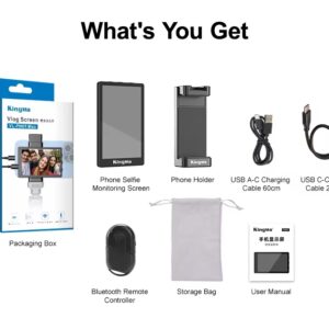 Man Hinh Kingma Vl Ph01 Max Vlog Selfie Monitor Screen Cho Dien Thoai 07