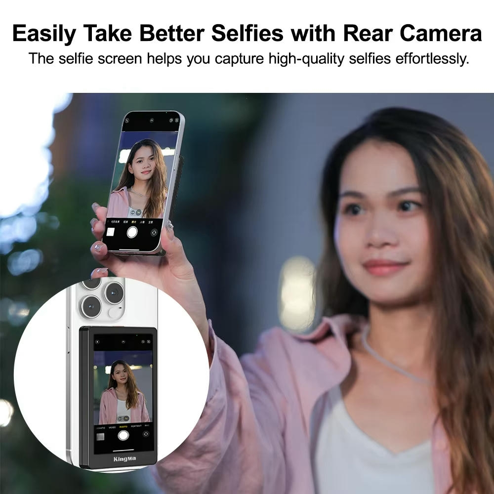 Màn hình Kingma VL-PH02 Max Magsafe Vlog Selfie Monitor Screen cho điện thoại Báo Giá 2026-01-23 4 Mua Màn hình Kingma VL-PH02 Max Magsafe Vlog Selfie Monitor Screen cho điện thoại Giá Tốt 4