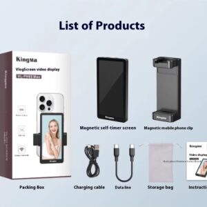 Man Hinh Kingma Vl Ph05 Max Vlog Selfie Monitor Screen 5inch 03