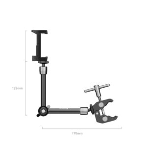 SmallRig 5326 – Magic Arm 9.8′ kèm kẹp đa năng cho điện thoại chính hãng, hình ảnh thực tế mua tại HL Studio Móc treo & Kẹp - Giá đỡ điện thoại 2