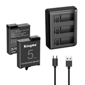 Mua Bộ pin sạc KingMa BM068BCX204 cho DJI Osmo action 5 Pro /4/3 Giá Tốt