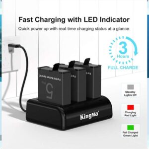 Bo Pin Sac Kingma Bm068bcx204 Cho Dji Osmo Action 5 Pro 4 3 6