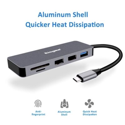 KingMa BMU012 – Thiết bị đa năng 7in1 OTG Type-C đọc thẻ/ truyền dữ liệu/ HDMI capture card chính hãng, hình ảnh thực tế mua tại HL Studio Phụ Kiện Studio