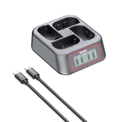 Bộ sạc 4 pin Kingma LP-E6/ E6P/ E6NH (New) chính hãng, hình ảnh thực tế mua tại HL Studio Phụ Kiện Studio