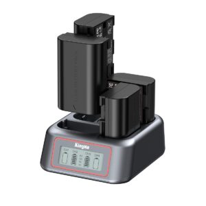 Bo Sac 4 Pin Kingma Lp E6 E6p E6nh New 03