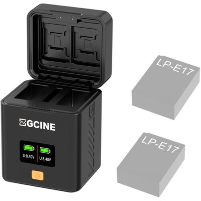 Hộp sạc ZGCINE PS-E17 cho pin máy ảnh Canon LP-E17 chính hãng, hình ảnh thực tế mua tại HL Studio Phụ Kiện Studio