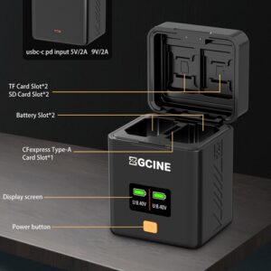 Hop Sac Zgcine Ps E17 Cho Pin May Anh Canon Lp E17 09