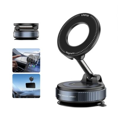 Ulanzi SK-25 – Giá đỡ điện thoại từ tính hút chân không cho iPhone chính hãng, hình ảnh thực tế mua tại HL Studio Móc treo & Kẹp - Giá đỡ điện thoại