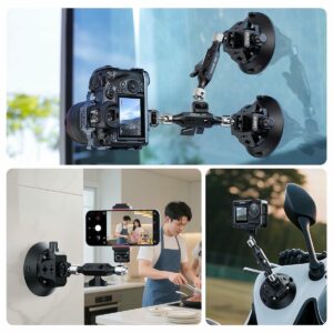 Mua ULANZI TB15 – Giá đỡ máy ảnh có đế hút Magic Arm Pro ren 1/4″ & 3/8″ chịu lực cao Giá Tốt 6