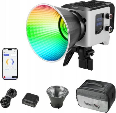 Đèn Led SmallRig RC 220C RGBWW 5098 chính hãng, hình ảnh thực tế mua tại HL Studio Đèn Led Quay Phim