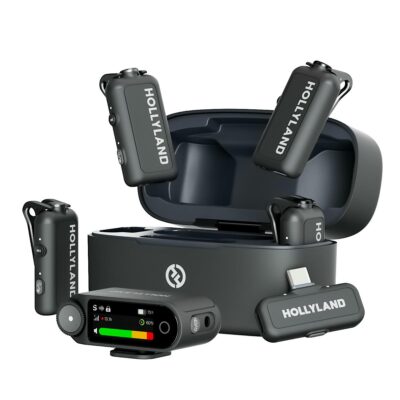 Micro Hollyland LARK MAX 2 Combo 4-Person Version (Camera RX, USB-C RX) chính hãng, hình ảnh thực tế mua tại HL Studio Microphone Hollyland
