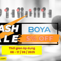 Boya – Ưu Đãi Tháng 9/2025 – HL Studio Giảm Đến 5% Tất Cả Sản Phẩm Boya Uu Dai Thang 9 2025