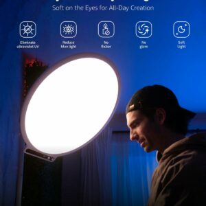 Den Led Amaran Verga Max Charcoal Cct 2700k 6500k 60w 4