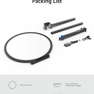 Den Led Amaran Verga Max Charcoal Cct 2700k 6500k 60w 8