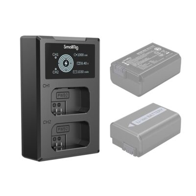 SmallRig 4081 – Sạc pin đôi NP-FW50 cho máy Sony chính hãng, hình ảnh thực tế mua tại HL Studio Pin sạc thẻ nhớ