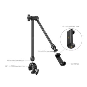 Smallrig 5624 Bo Dung Cu Magic Arm Kep Ban Cho Dien Thoai 03