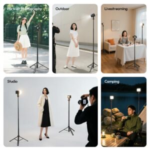 Ulanzi Mt 80 Chan May Tu Dong Mo Xoay 360 Do Tai 5kg T171a 07