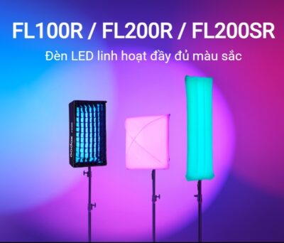 Đèn led cuộn Godox FL100R/ FL200R/ FL200SR Full Color chính hãng, hình ảnh thực tế mua tại HL Studio Đèn led bảng