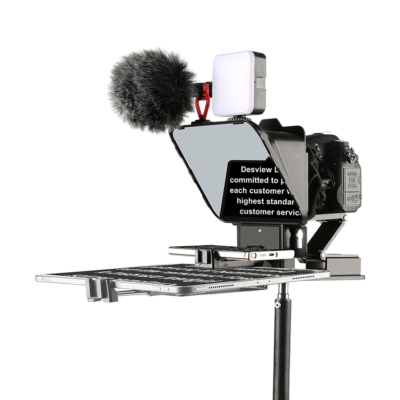 Máy nhắc chữ Teleprompter Desview P8 chính hãng, hình ảnh thực tế mua tại HL Studio Máy nhắc chữ