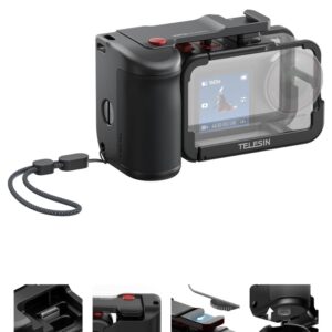 Mua Telesin S6-FMS-22-TDJ – Khung bảo vệ kèm tay cầm cho DJI Action 5/ 4/ 3 Giá Tốt