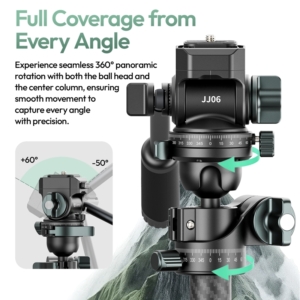 Ulanzi Jj06 Chan May Du Lich Travel Tripod Carbon Fiber T081 04