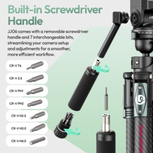 Ulanzi Jj06 Chan May Du Lich Travel Tripod Carbon Fiber T081 07