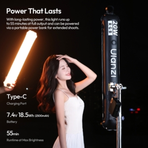 Ulanzi Ua20c Den Led 20w Rgb Magnetic Air Tube Light L234 04