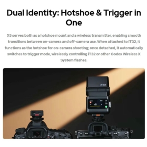 Godox X5c N S F O Hotshoe Trigger Khong Day Ttl Hss Cho It32 4