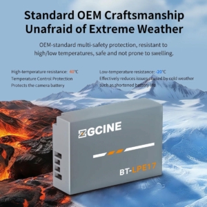 Pin Zgcine Bt Lpe17 Cho May Anh Canon 1030mah 6