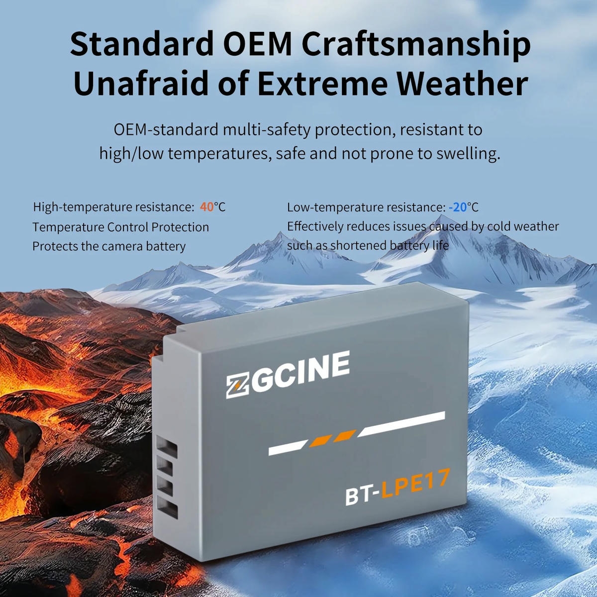 Pin ZGCINE BT-LPE17 cho máy ảnh CANON 1030mAh Báo Giá 2026-01-24 7 Mua Pin ZGCINE BT-LPE17 cho máy ảnh CANON 1030mAh Giá Tốt 7