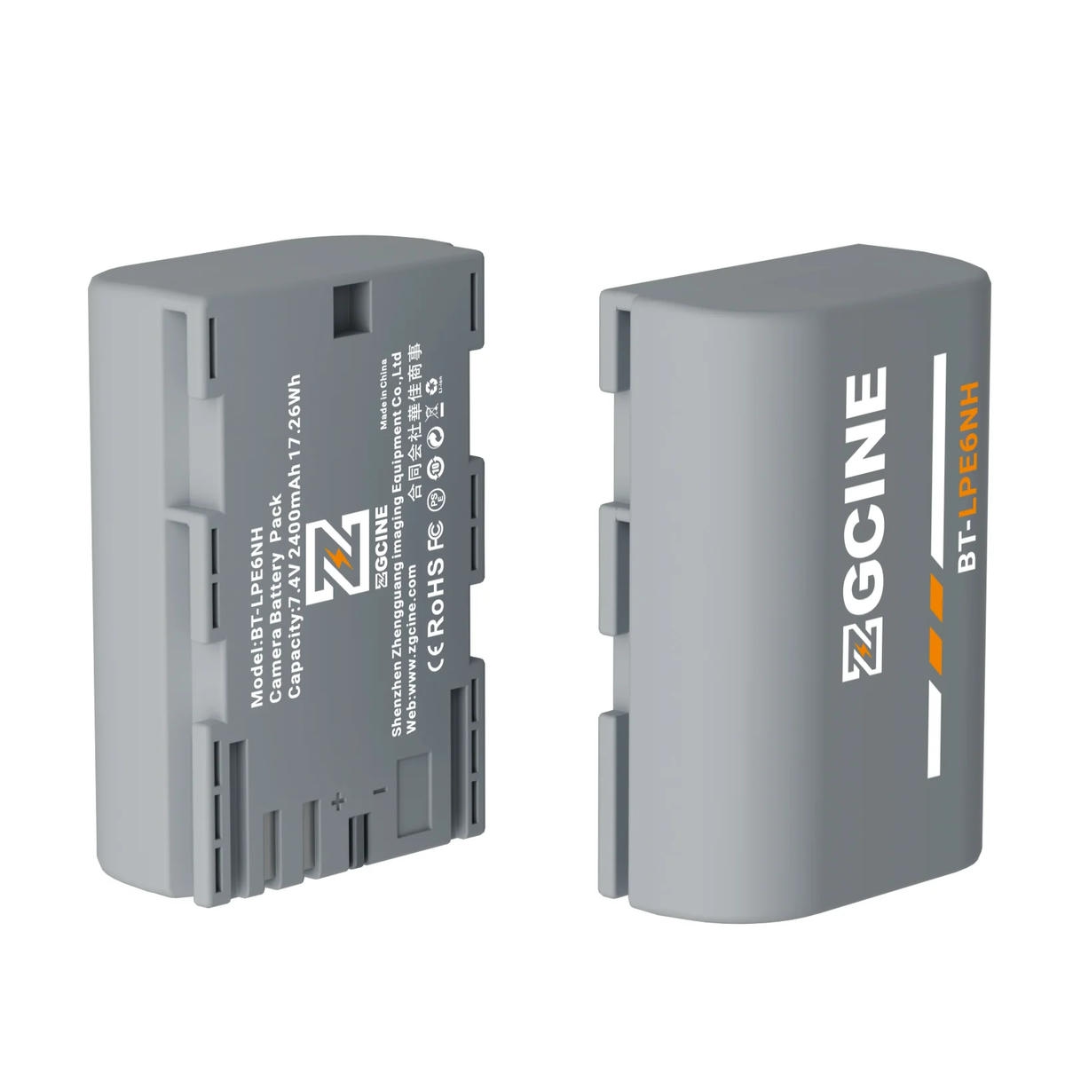 Pin ZGCINE BT-LPE6NH cho máy ảnh CANON 2400mAh Báo Giá 2026-01-24 2 Mua Pin ZGCINE BT-LPE6NH cho máy ảnh CANON 2400mAh Giá Tốt 2