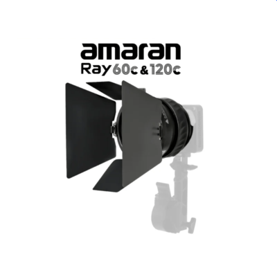 Amaran Mini Fresnel & Barn Doors cho Ray 60C/ 120C chính hãng, hình ảnh thực tế mua tại HL Studio Phụ Kiện Studio