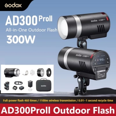 Đèn Flash Godox AD300Pro II (New 2026) chính hãng, hình ảnh thực tế mua tại HL Studio Đèn Flash Studio