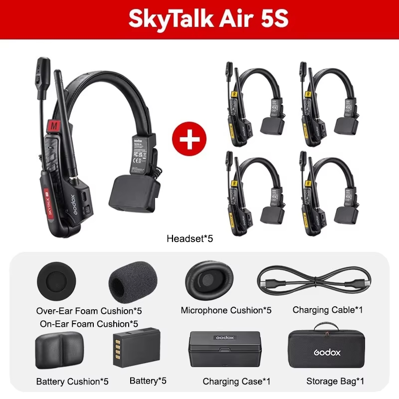 Godox SKYTALK AIR 4S/ 5S – Hệ thống liên lạc nội bộ không dây 500m Báo Giá 2026-01-23 8 Mua Godox SKYTALK AIR 4S/ 5S – Hệ thống liên lạc nội bộ không dây 500m Giá Tốt 8