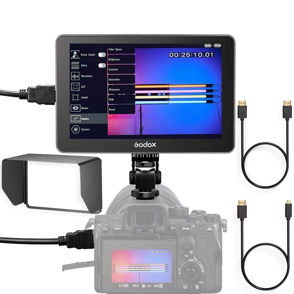 Màn hình Godox GM7S HDMI 7″ 1200Nits Báo Giá 2026-01-24 2 Mua Màn hình Godox GM7S HDMI 7″ 1200Nits Giá Tốt 2